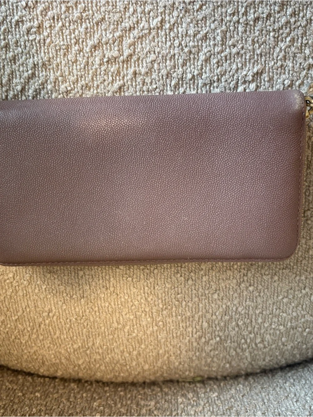 Rebecca Minkoff Women's Leather Zip Wallet - Mauve Brown
